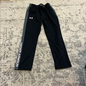 Under Armour Kids Black and Gray Joggers